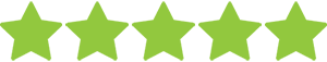 A 5 star customer rating